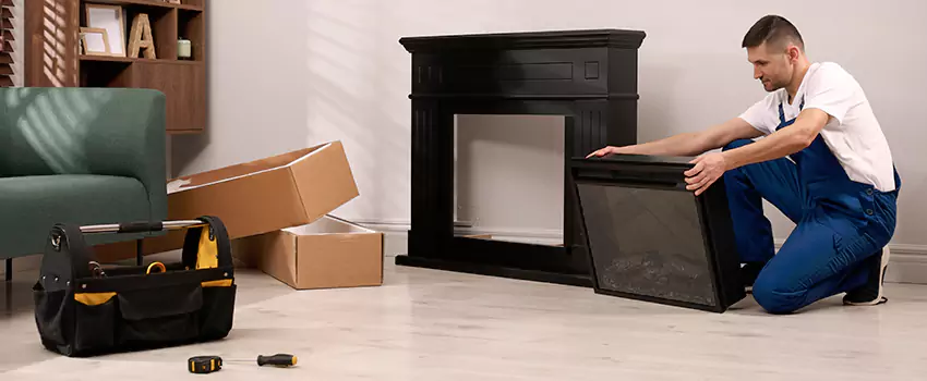 Old Rusted Metal Fireplace Repair And Replacement in Cahokia, IL