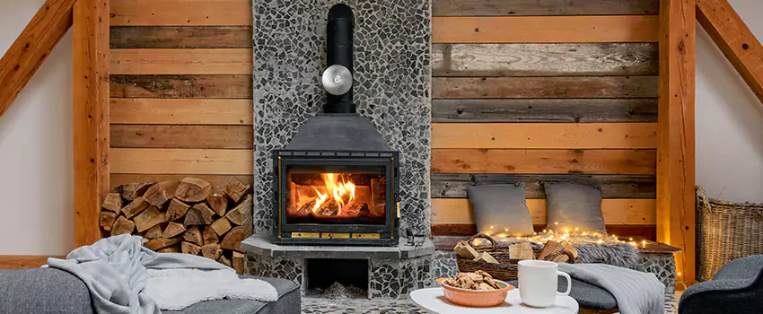 Thelin Hearth Products Direct Vent Gas Stove Fireplace Inspection in Cahokia, Illinois